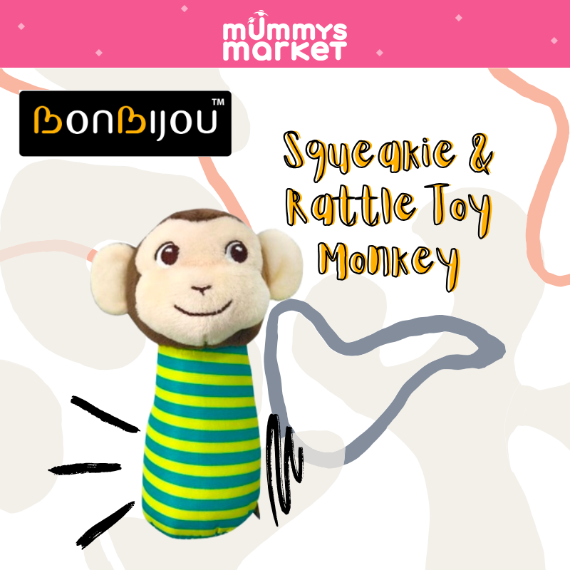 Bonbijou Squeakie & Rattle Toy